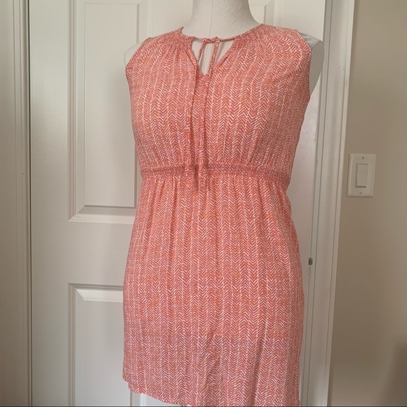 Ann Taylor Loft chevron printed sleeveless dress - Picture 2 of 9